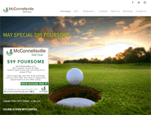 Tablet Screenshot of mcconnellsvillegolfclub.com